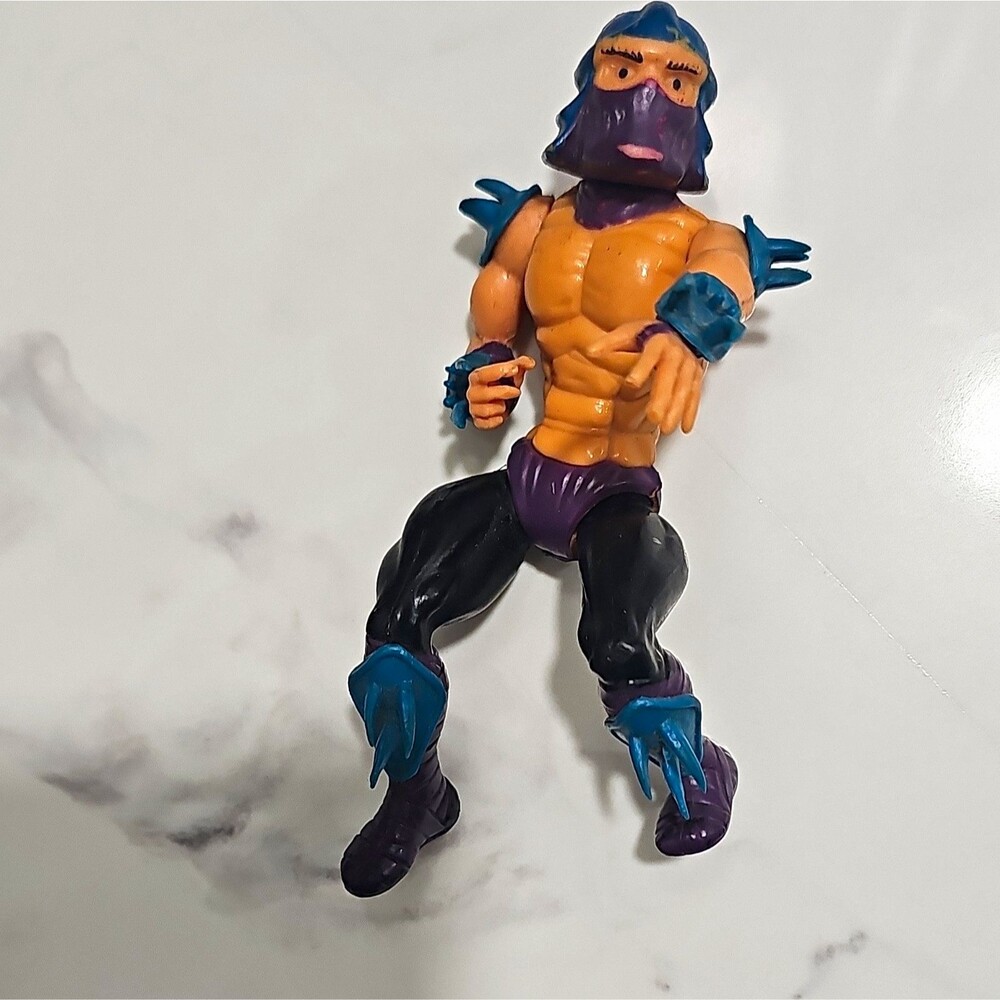 Vintage TMNT Shredder Action Figure 1988 Playmates Mirage Loose Toy 80s